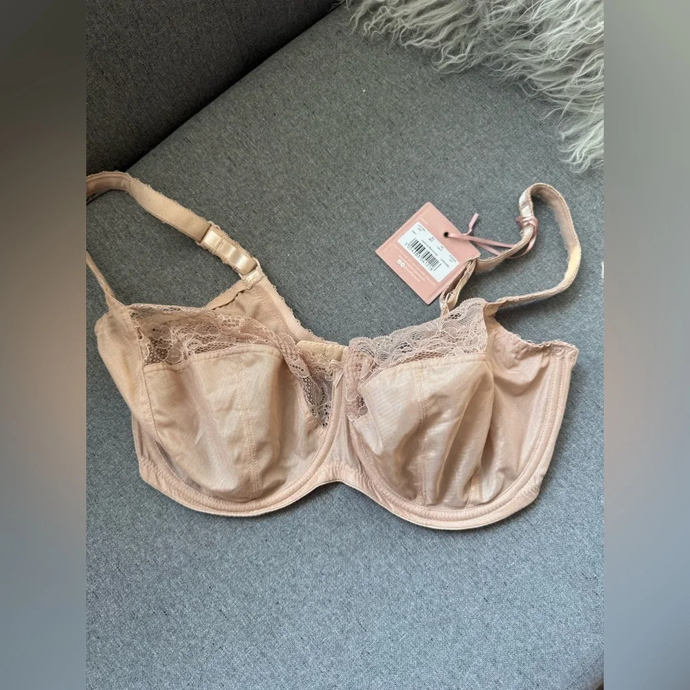 Jasmine Nude Lace Underwire Full Coverage Bra - Women's Intimates